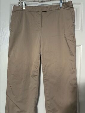 Liz Claiborne Beige Straight Leg Pants